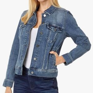 Liverpool Women's Blue Stretch Denim Jean Jacket